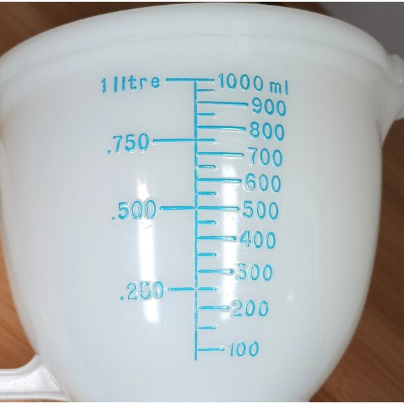 VTG Tupperware 4 Cup 32oz 1 Liter Mix N Store Measuring Batter Bowl w/ Lid 1288 - Picture 6 of 15
